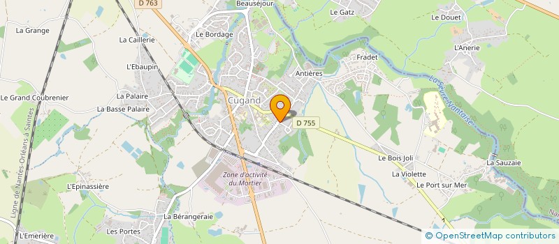 localisation de l'entreprise MADAME MARINA MARBOEUF  CUGAND