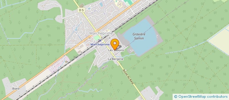 localisation de l'entreprise MADAME MARINA MARCHIVE  MARCHEPRIME