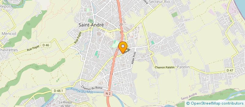 localisation de l'entreprise MADAME MARINA MARIE DANDIN à SAINT-ANDRE