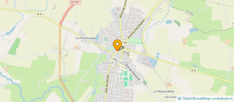 localisation de l'entreprise MADAME MARINA MARSOLLIER à COSSE-LE-VIVIEN
