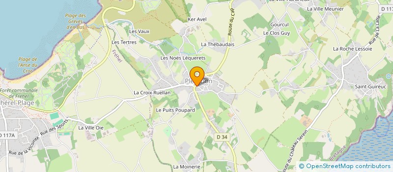 localisation de l'entreprise MADAME MARINA MARTEAU  PLEVENON