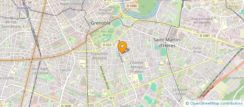 localisation de l'entreprise MADAME MARINA MARTIN  GRENOBLE