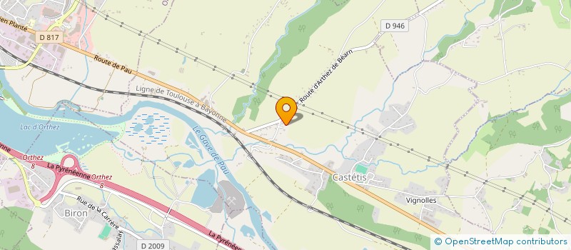 localisation de l'entreprise MADAME MARINA MARTINS-MARQUES  CASTETIS