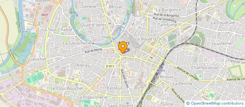 localisation de l'entreprise MADAME MARINA MAUVILAIN  NIORT