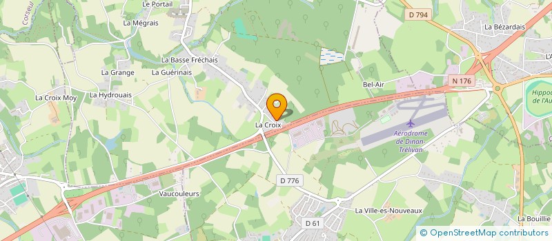 localisation de l'entreprise MADAME MARINA MERCIER  AUCALEUC