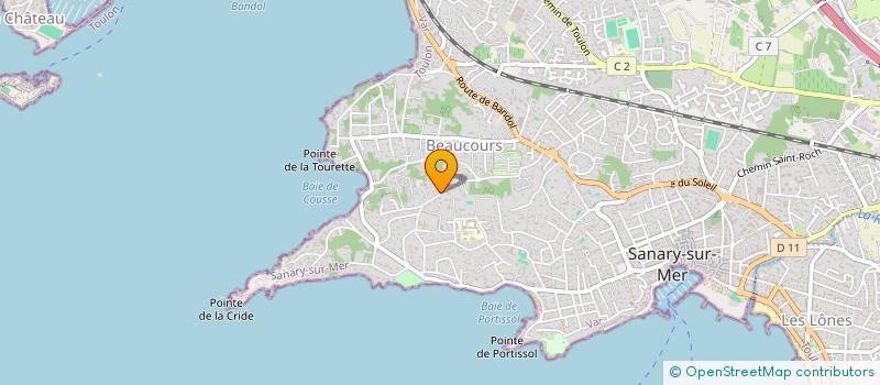 localisation de l'entreprise MADAME MARINA MEREU à SANARY-SUR-MER