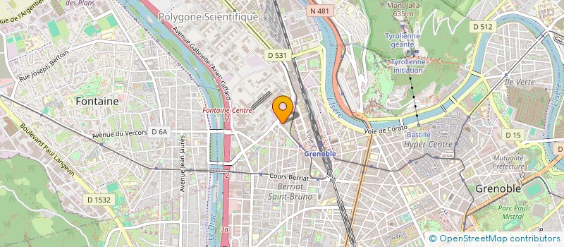 localisation de l'entreprise MADAME MARINA MICHINA à GRENOBLE