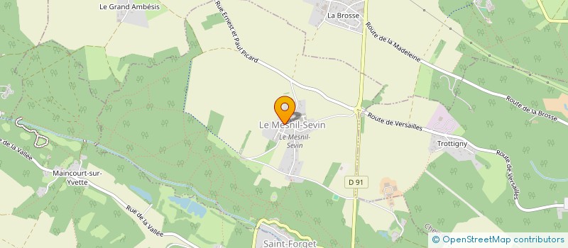 localisation de l'entreprise MADAME MARINA MILCHEVA  SAINT-FORGET