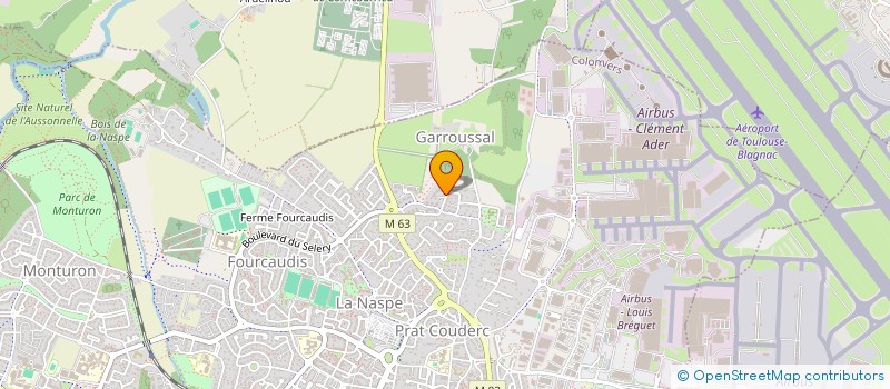 localisation de l'entreprise MADAME MARINA MILHAVET à COLOMIERS