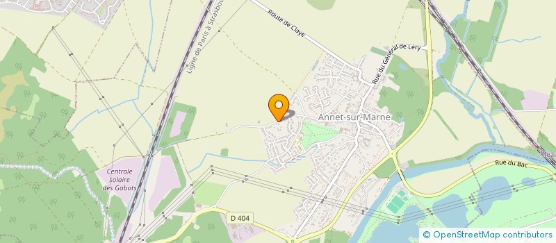 localisation de l'entreprise MADAME MARINA MILOSAVLJEVIC  ANNET-SUR-MARNE