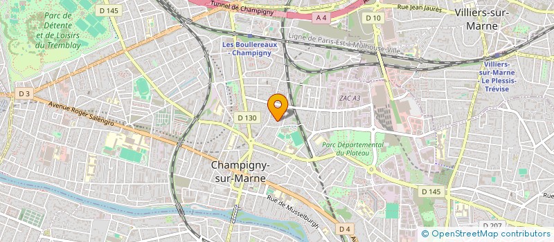 localisation de l'entreprise MADAME MARINA MOLDOVAN à CHAMPIGNY-SUR-MARNE