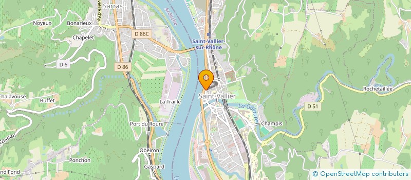 localisation de l'entreprise MADAME MARINA MOUNIER  SAINT-VALLIER