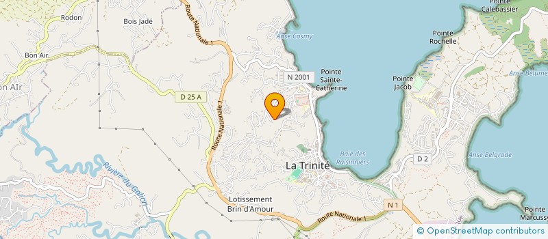 localisation de l'entreprise MADAME MARINA MUHEL  LA TRINITE