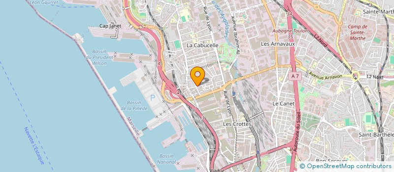 localisation de l'entreprise MADAME MARINA NEDOVA  MARSEILLE