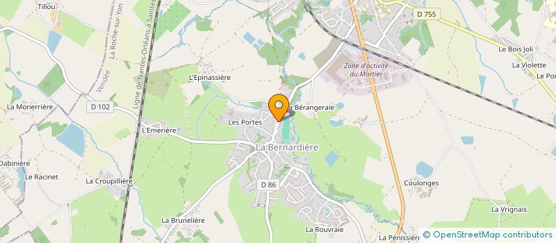 localisation de l'entreprise MADAME MARINA NICOLEAU à MONTAIGU-VENDEE