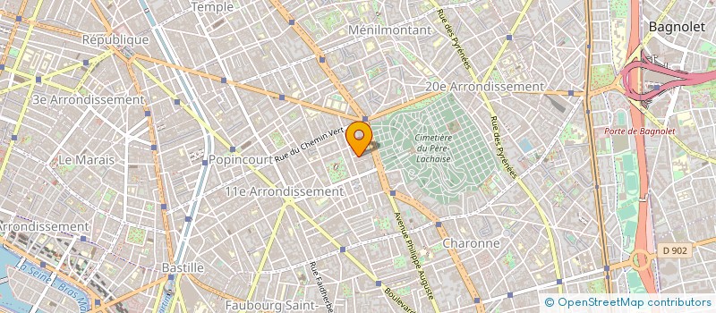 localisation de l'entreprise MADAME MARINA NICUSOR à PARIS