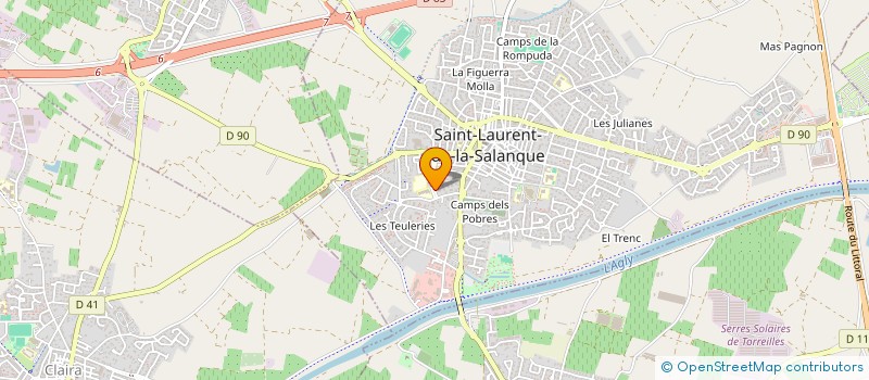 localisation de l'entreprise MADAME MARINA NOBRE  SAINT-LAURENT-DE-LA-SALANQUE