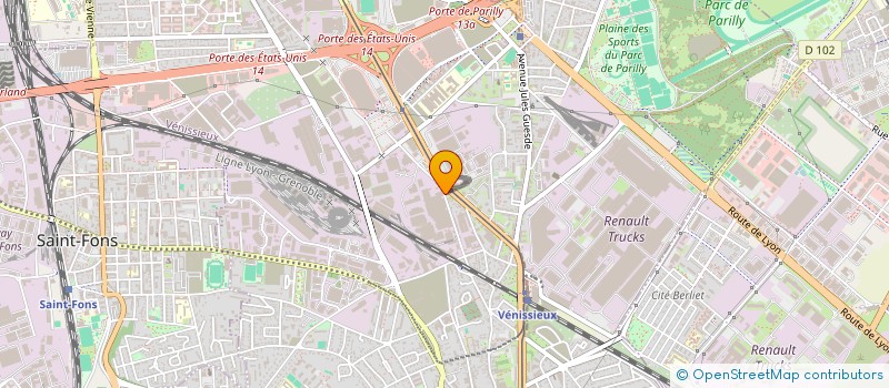 localisation de l'entreprise MADAME MARINA OROZCO  VENISSIEUX