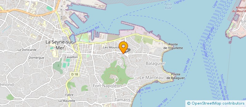 localisation de l'entreprise MADAME MARINA PARODI  LA SEYNE-SUR-MER