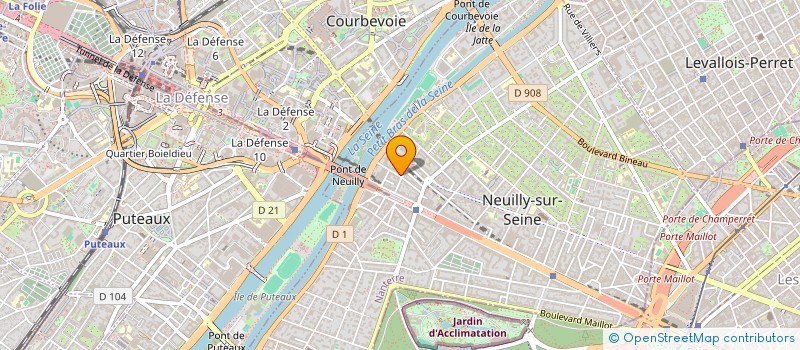 localisation de l'entreprise MADAME MARINA PASCOT à NEUILLY-SUR-SEINE