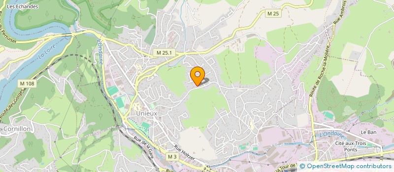 localisation de l'entreprise MADAME MARINA PAUZE  AUREC-SUR-LOIRE