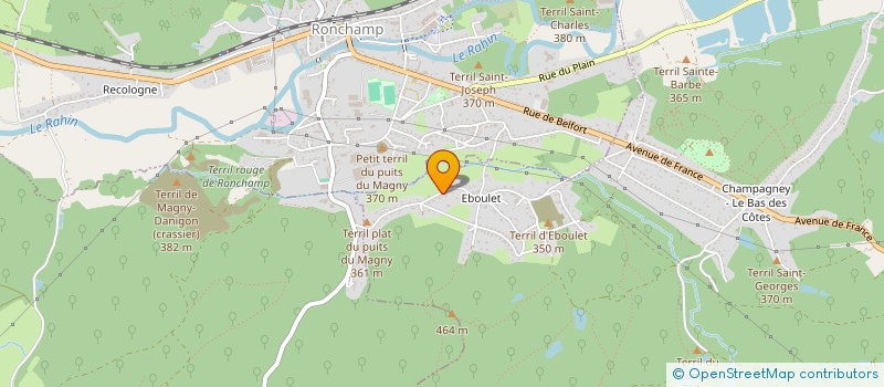 localisation de l'entreprise MADAME MARINA PELLEGRINO  CHAMPAGNEY