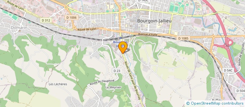 localisation de l'entreprise MADAME MARINA PERACCA à BOURGOIN-JALLIEU