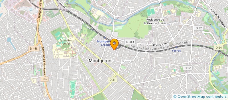 localisation de l'entreprise MADAME MARINA PEREZ à MONTGERON