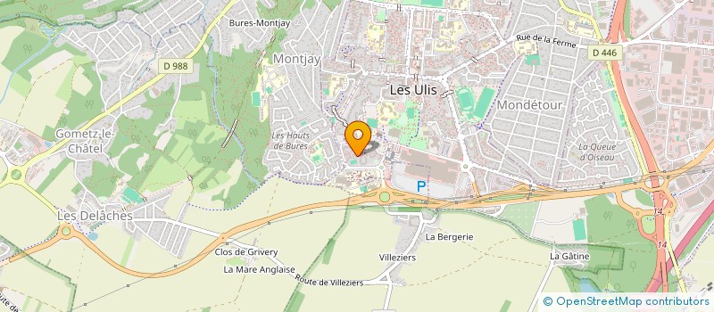 localisation de l'entreprise MADAME MARINA PETRONI à LES ULIS