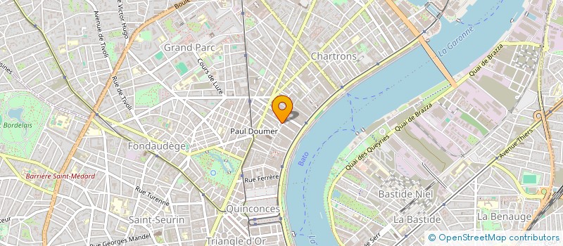 localisation de l'entreprise MADAME MARINA PEY à BORDEAUX