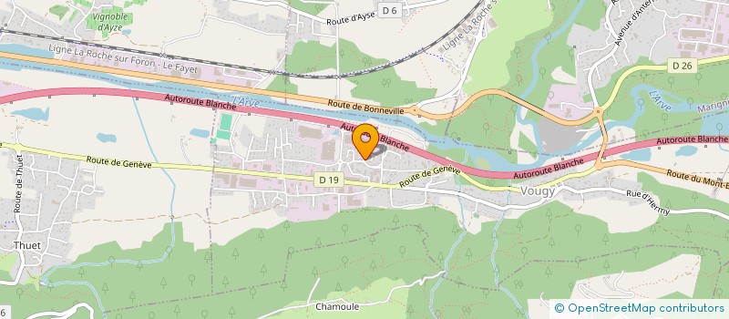 localisation de l'entreprise MADAME MARINA PHILIPPE  VOUGY