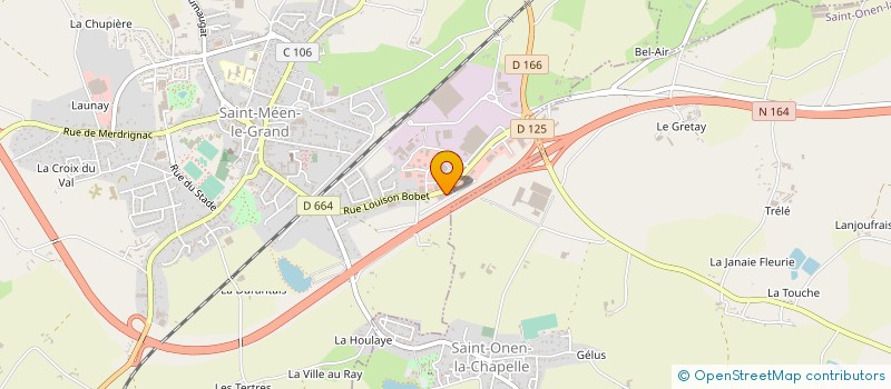 localisation de l'entreprise MADAME MARINA PICHOT à SAINT-MEEN-LE-GRAND