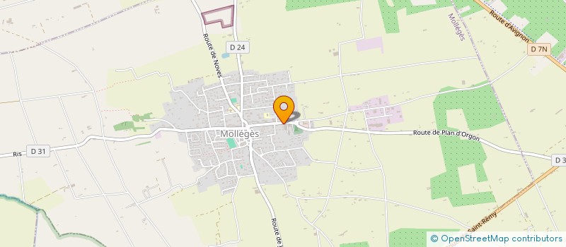 localisation de l'entreprise MADAME MARINA PIGOT  MOLLEGES