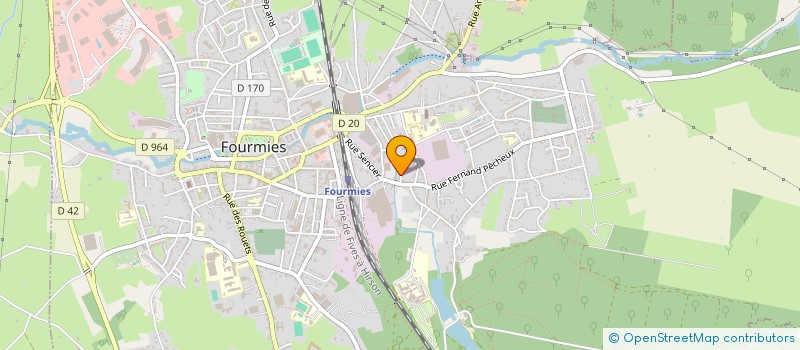 localisation de l'entreprise MADAME MARINA PILATI  FOURMIES