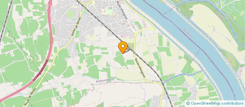 localisation de l'entreprise MADAME MARINA PINAL  ROQUEMAURE