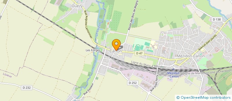 localisation de l'entreprise MADAME MARINA PINCHON  MEZIDON VALLEE D'AUGE