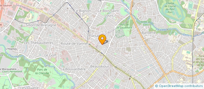 localisation de l'entreprise MADAME MARINA PIRAUD à NANTES