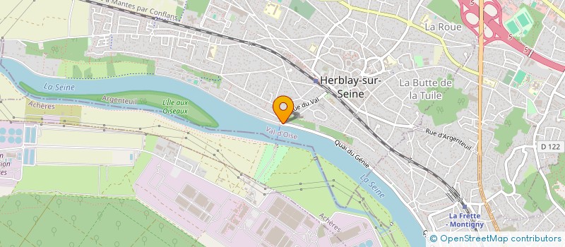 localisation de l'entreprise MADAME MARINA PISCHEDDA  HERBLAY-SUR-SEINE