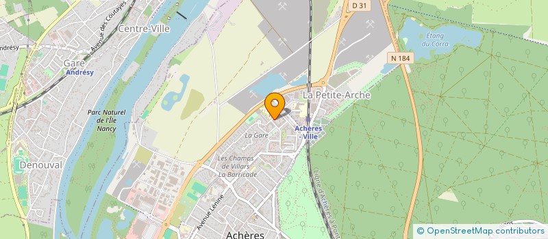 localisation de l'entreprise MADAME MARINA PLANCHAIS  ACHERES