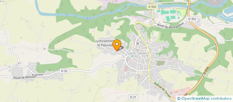 localisation de l'entreprise MADAME MARINA PLATONOFF à SAINT-SEVER