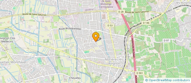 localisation de l'entreprise MADAME MARINA PORCEL  MORIERES-LES-AVIGNON