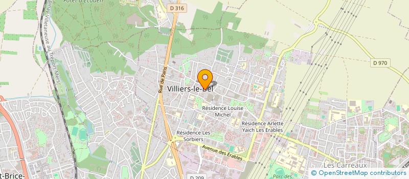 localisation de l'entreprise MADAME MARINA POUILLART  VILLIERS-LE-BEL