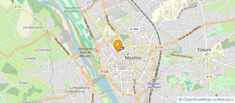 localisation de l'entreprise MADAME MARINA POUKHOVA  MOULINS