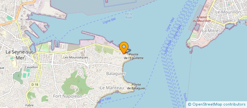 localisation de l'entreprise MADAME MARINA PRATALI  LA SEYNE-SUR-MER