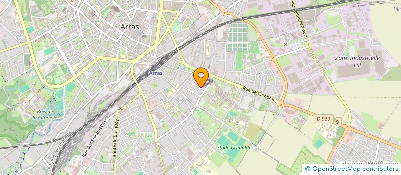 localisation de l'entreprise MADAME MARINA PRUVOST à ARRAS