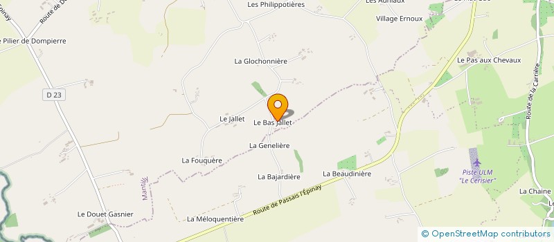 localisation de l'entreprise MADAME MARINA QUINTON  MANTILLY