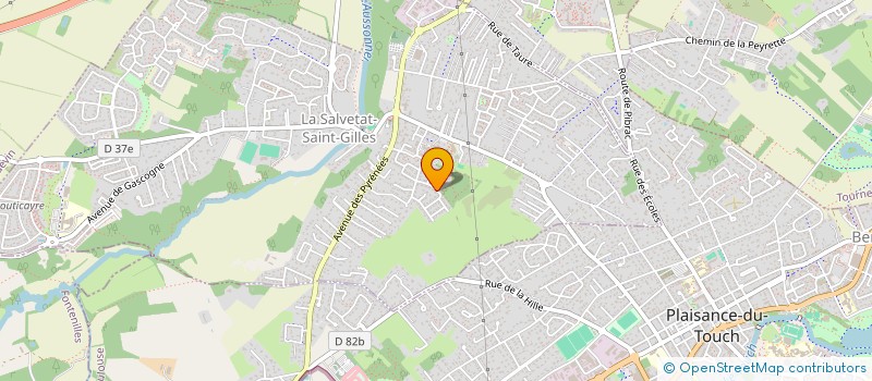 localisation de l'entreprise MADAME MARINA RAMILLIEN  LA SALVETAT ST GILLES