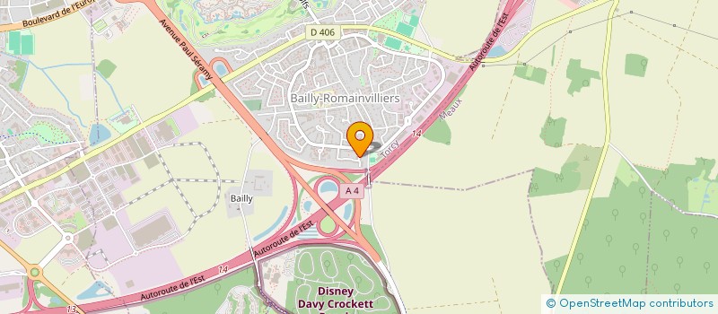 localisation de l'entreprise MADAME MARINA RANC  BAILLY-ROMAINVILLIERS