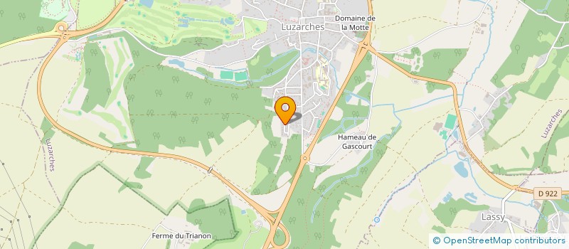 localisation de l'entreprise MADAME MARINA RAPISARDA  LUZARCHES