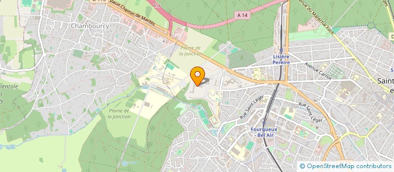 localisation de l'entreprise MADAME MARINA RAVENEAU  SAINT-GERMAIN-EN-LAYE